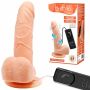 Realistyczny penis sex dildo z wibracją 15 cm - 2